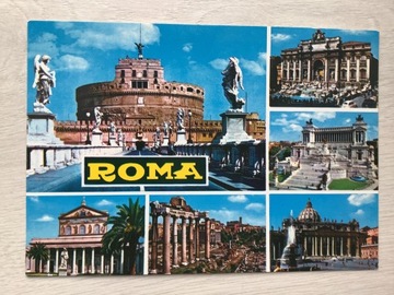 Rzym Roma pocztówka Włochy