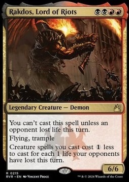 Rakdos, Lord of Riots FOIL MTG