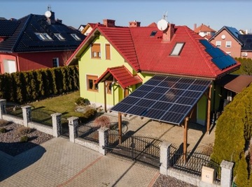 Wiata garażowa CARPORT zadaszenie Fotowoltaika 5kW