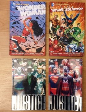 Zestaw 7 komiksów. Batman,  JUSTICE,  Wonder Woman