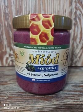 Miód + aronia liofilizowana 500g