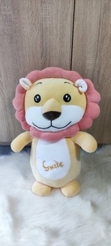 Zabawka pluszak z kocykiem przytulanka lew