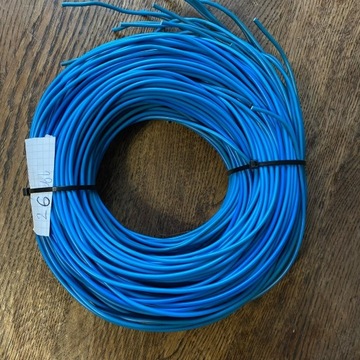 Przewód LgY 1,5mm 0,70zł/mb niebieski 450/750V 3,3m 