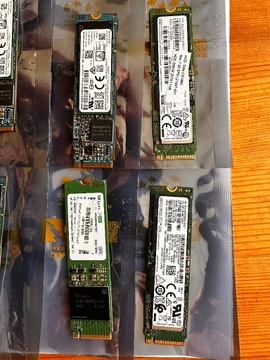 Dyski SSD M.2, 2280, klucz M, 256GB, Używane, sprawne