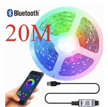 3KEY Bluetooth APP Taśma LED światło 5m