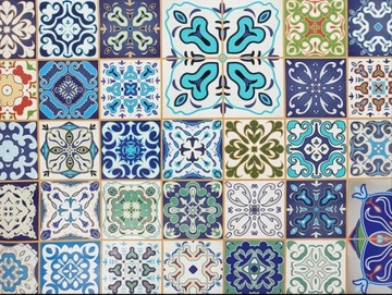 Tło fotograficzne „Turecka mozaika” 40x90 cm