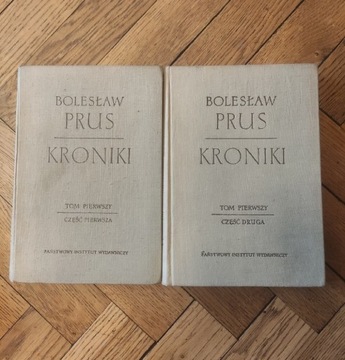 Bolesław Prus Kroniki Tom 1 część 1+2