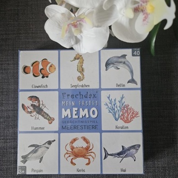 Gra pamięciowa MEMO zwierzęta morskie 