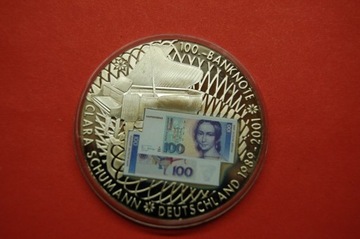 Medal kolekcjonerski POŻEGNANIE WALUTA, 100 DM 
