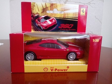 Shell Ferrari 360 1:38  nowy unikalny model