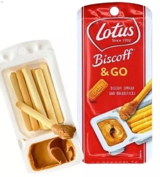 Lotus Biscoff & Go paluszki z kremem 45g UK