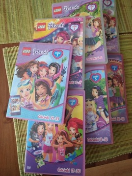 LEGO friends  7 dvd odcinki 1-23 zestaw