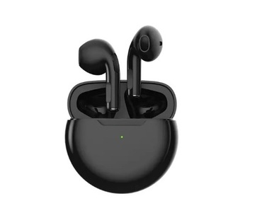 NOWE słuchawki bezprzewodowe Air Pro 6 TWS czarne 