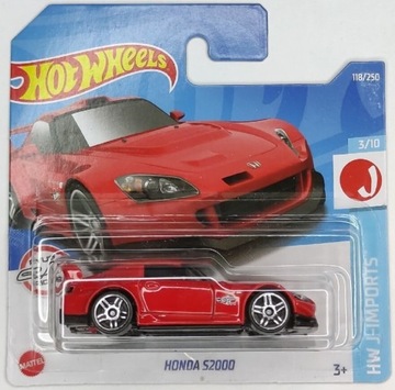 Samochodzik Mattel Hot Wheels Honda S2000