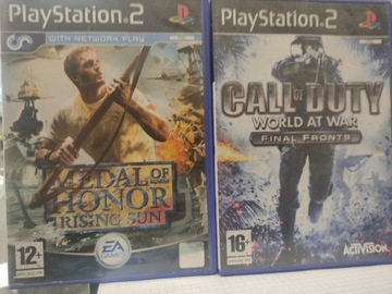 Call of duty  i medal of honor ps2 komplet 2 gry 