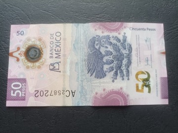 MEKSYK 50 Pesos 2021 Seria AC Polimer