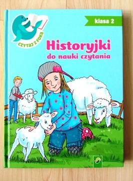 Edukacyjna książka dla dzieci "Historyjki do nauki czytania" Czytaj z foką