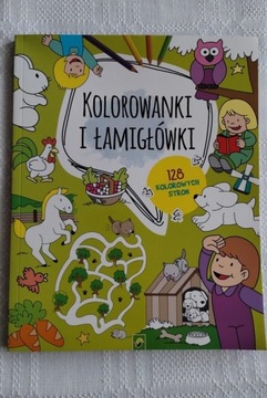 NOWA  "Kolorowanki i łamigłówki" dla dzieci 4+ 