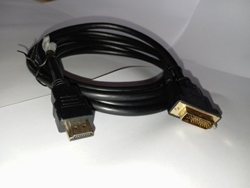 KABEL sygnałowy HDMI-DVI 24+1 MONITOR 2 m HDMI