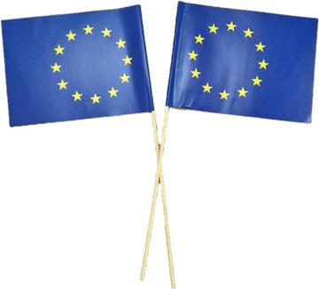 Chorągiewki Unii Europejskiej Flagi 100szt