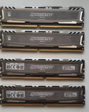 RAM DDR4 Ballistix 2666MHz Micron  4GB