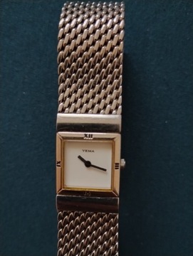 Yema zegarek markowy damski sprawny stalowa kopert