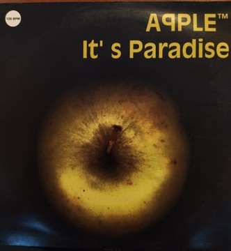 Apple It's Paradise trance singiel winyl '12