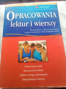 Opracowania lektur i wierszy - gimnazjum/podstaw