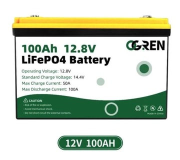 Akumulator LiFePo4 12V 50ah 640wh