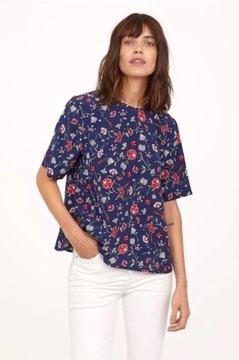 H&M Premium __Jedwabna bluzka w kwiaty__34 