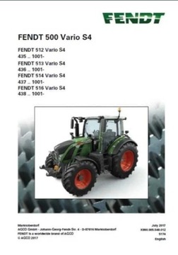 Instrukcja napraw Fendt Vario 516 S4 PL