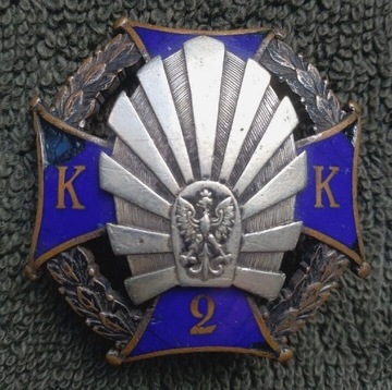Przedwojenna odznaka ofic. Korpus Kadetów Chełmno