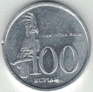 Indonezja 100 rupii 1999 23 mm Typ 1 nr 1