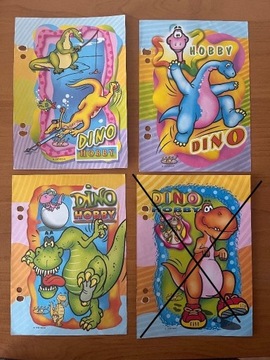 Karteczki kolekcjonerskie 3 sztuki Dino Hobby