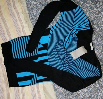 ORSAY sweter sweterek w pasy paski Bawełna NOWY xs