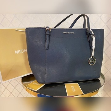 Michael Kors torba granatowa DUŻA