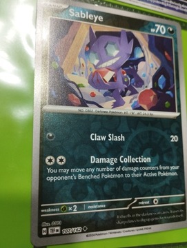 Sableye reverse Holo - Temporal Forces TEF