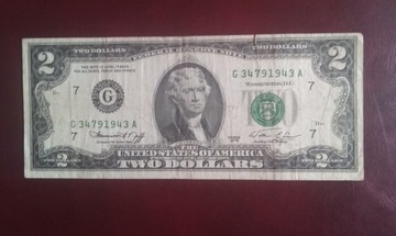 USA, 2 dolary 1976r.