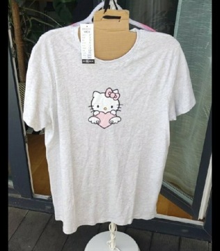 Sukienka tshirtowa dłgi tshirt hello kitty sanrio 