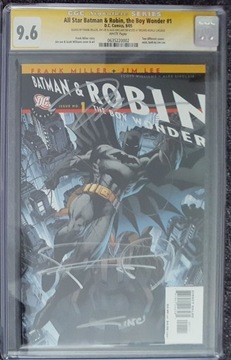 All Star Batman & Robin 1 podpisany Miller & Lee