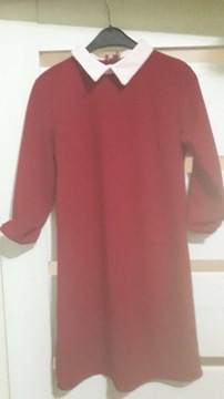sukienka czerwona rozmiar 158/164 na zamek b      