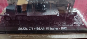 AmerCom Model Ad.Kfz. 7/1 + Sd.Ah. 51 trailer-1942