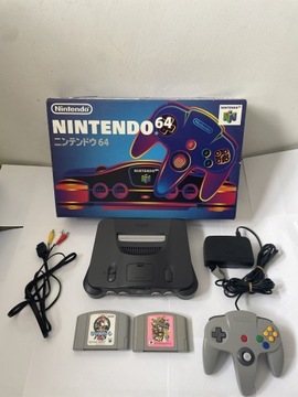 Nintendo 64 NTSC -J +gry Zestaw BOX