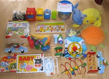 Duży zestaw zabawek dla dziecka. 2 lata, 3 lata