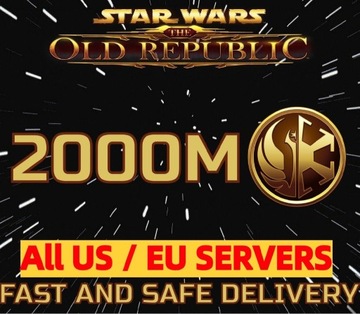 Star Wars The Old Republic SWTOR Credits 2000M