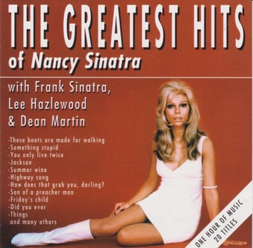 Greatest Hits Of Nancy Sinatra CD Hazlewood Frank
