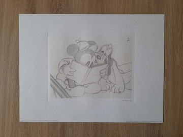 Grafika dziecięca Myszka Miki i pies Pluto