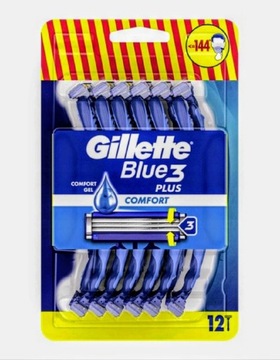Gillette Blue3 Plus Comfort 12 szt. Maszynki 