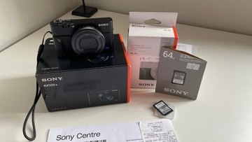 SONY RX100 V + Oryginalny chwyt + Karta SONY 64GB