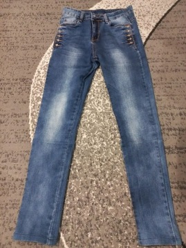 Spodnie jeans kobiece